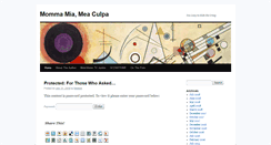 Desktop Screenshot of mommamiameaculpa.com